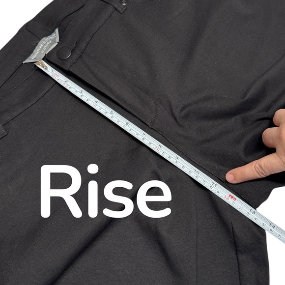 NWT CJ Banks Signature Slimming Moderately Curvy Tapered Leg Black Pants sz 18W - Picture 11 of 12